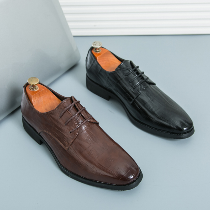 New Men's Leather Shoes High Q - đánh giá và giá Leather Work Oxfords