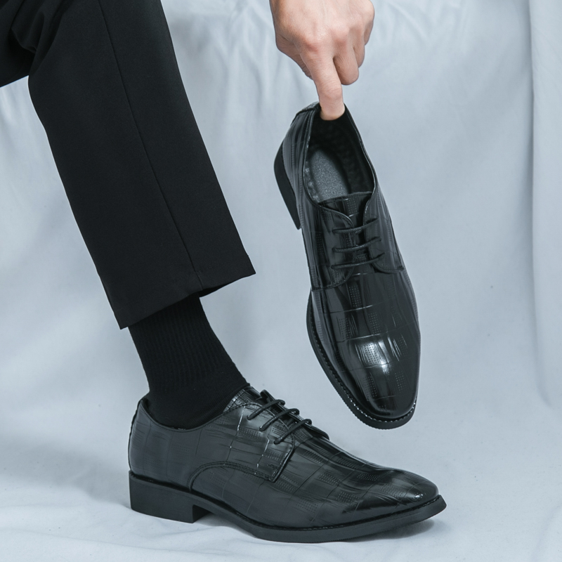 New Men's Leather Shoes High Q - đánh giá và giá Leather Work Oxfords