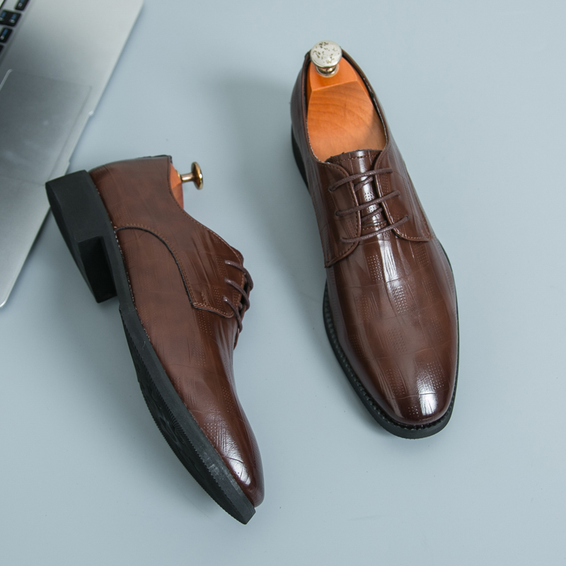 New Men's Leather Shoes High Q - đánh giá và giá Leather Work Oxfords