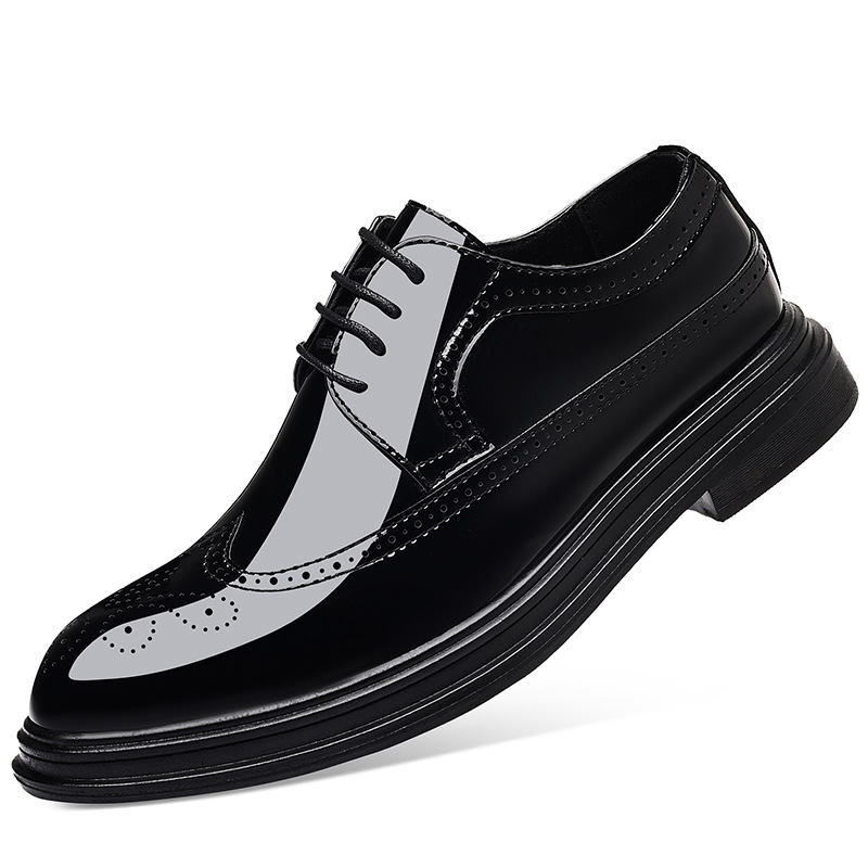 Men's Patent Leather Brogue Dr - đánh giá và giá Leather Work Oxfords