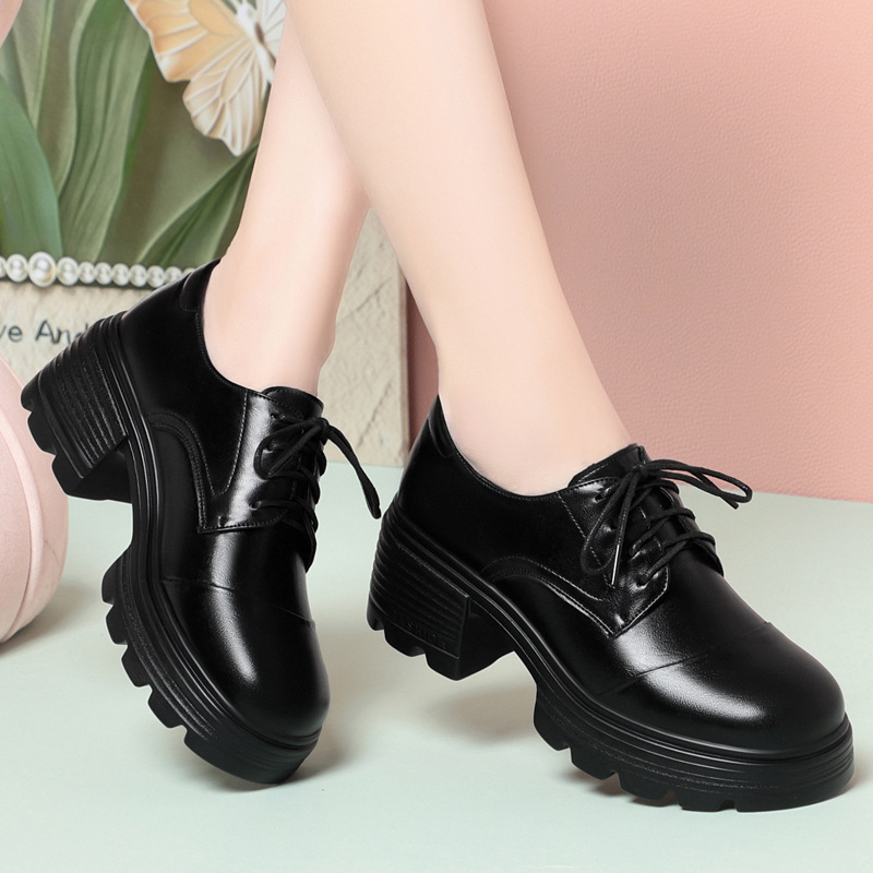6cm Retro Breathable Comfortab - đánh giá và giá Leather Work Oxfords