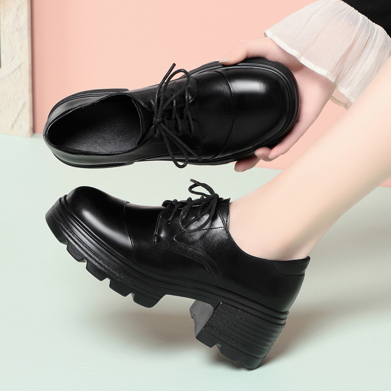 6cm Retro Breathable Comfortab - đánh giá và giá Leather Work Oxfords