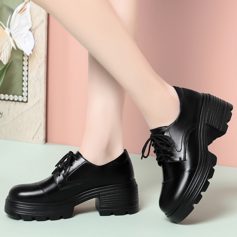 6cm Retro Breathable Comfortab - đánh giá và giá Leather Work Oxfords