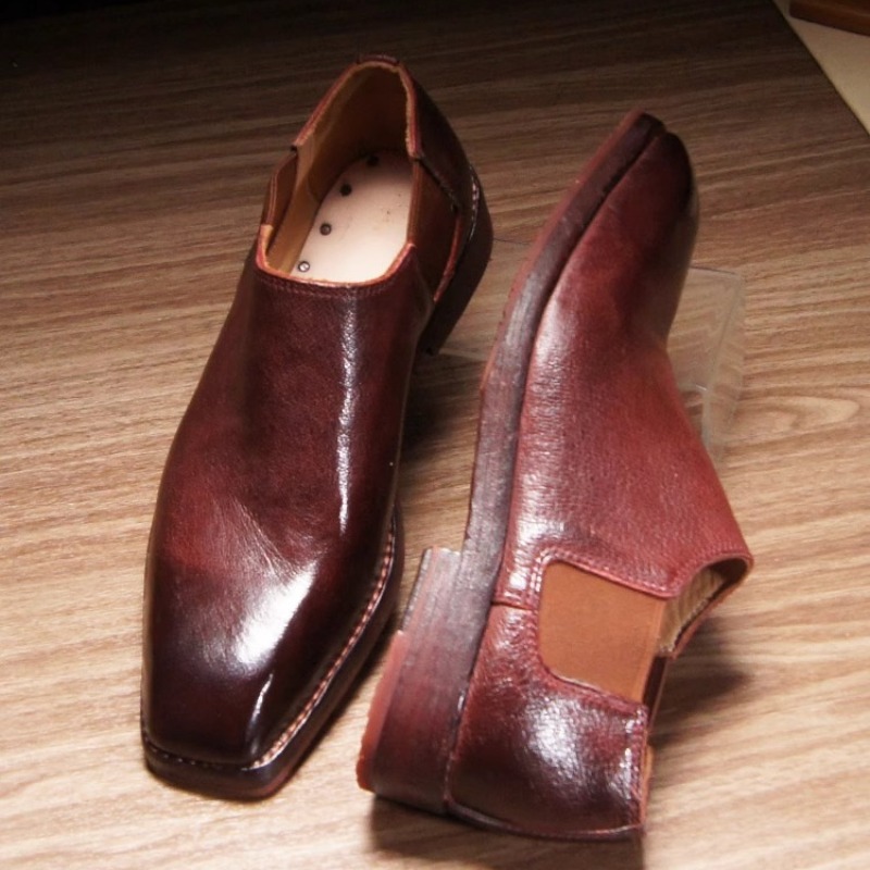 Fashion Casual Square Toe Chel - đánh giá và giá Leather Work Oxfords