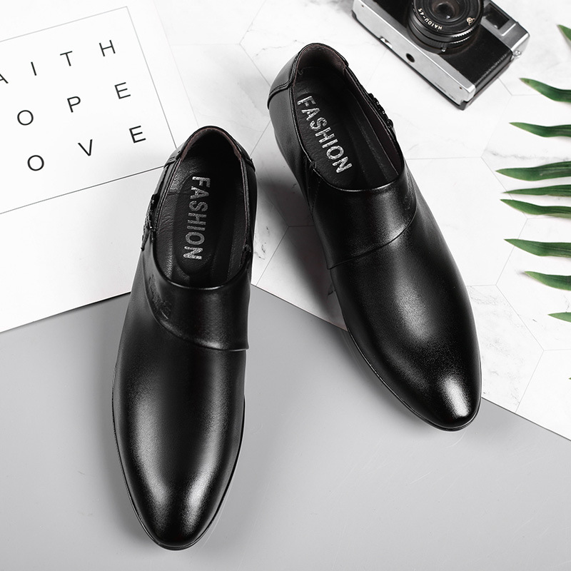 Men PU Leather Shoes Formal Dr - đánh giá và giá Leather Work Oxfords