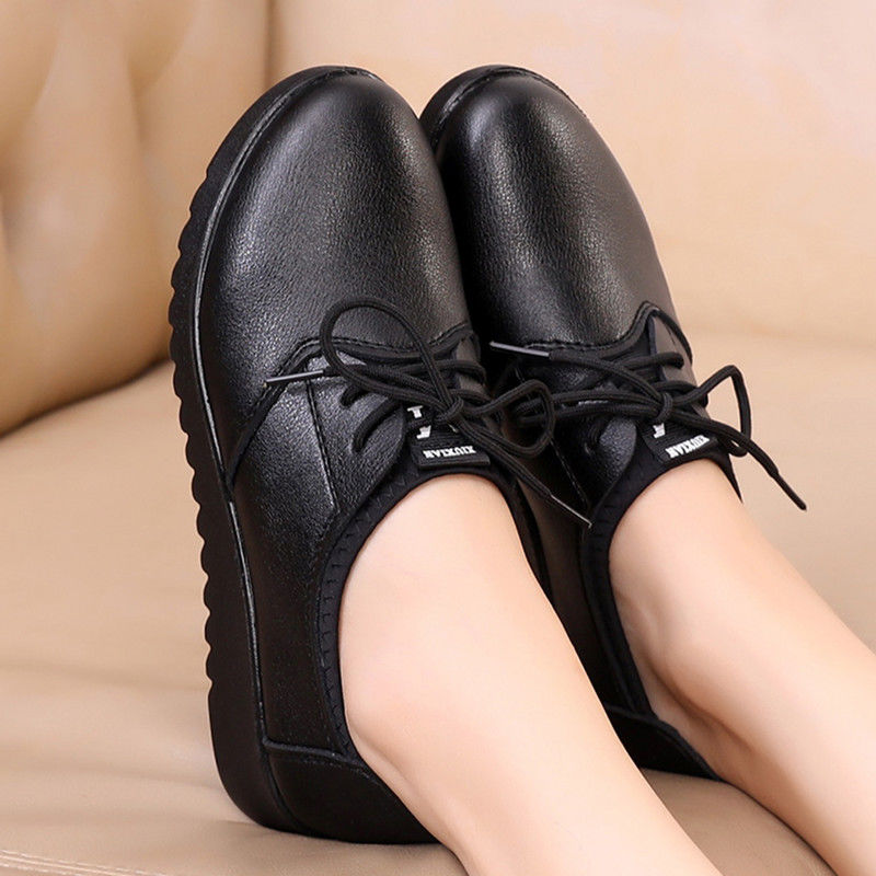Chắc Chắn Đen Giày Oxford Ngườ - đánh giá và giá Leather Work Oxfords