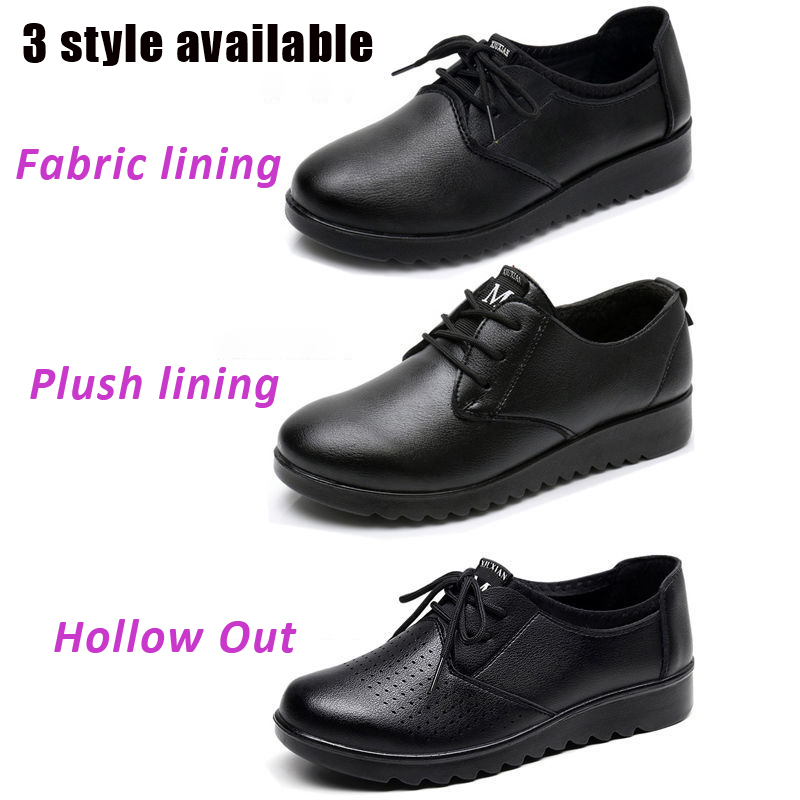Chắc Chắn Đen Giày Oxford Ngườ - đánh giá và giá Leather Work Oxfords