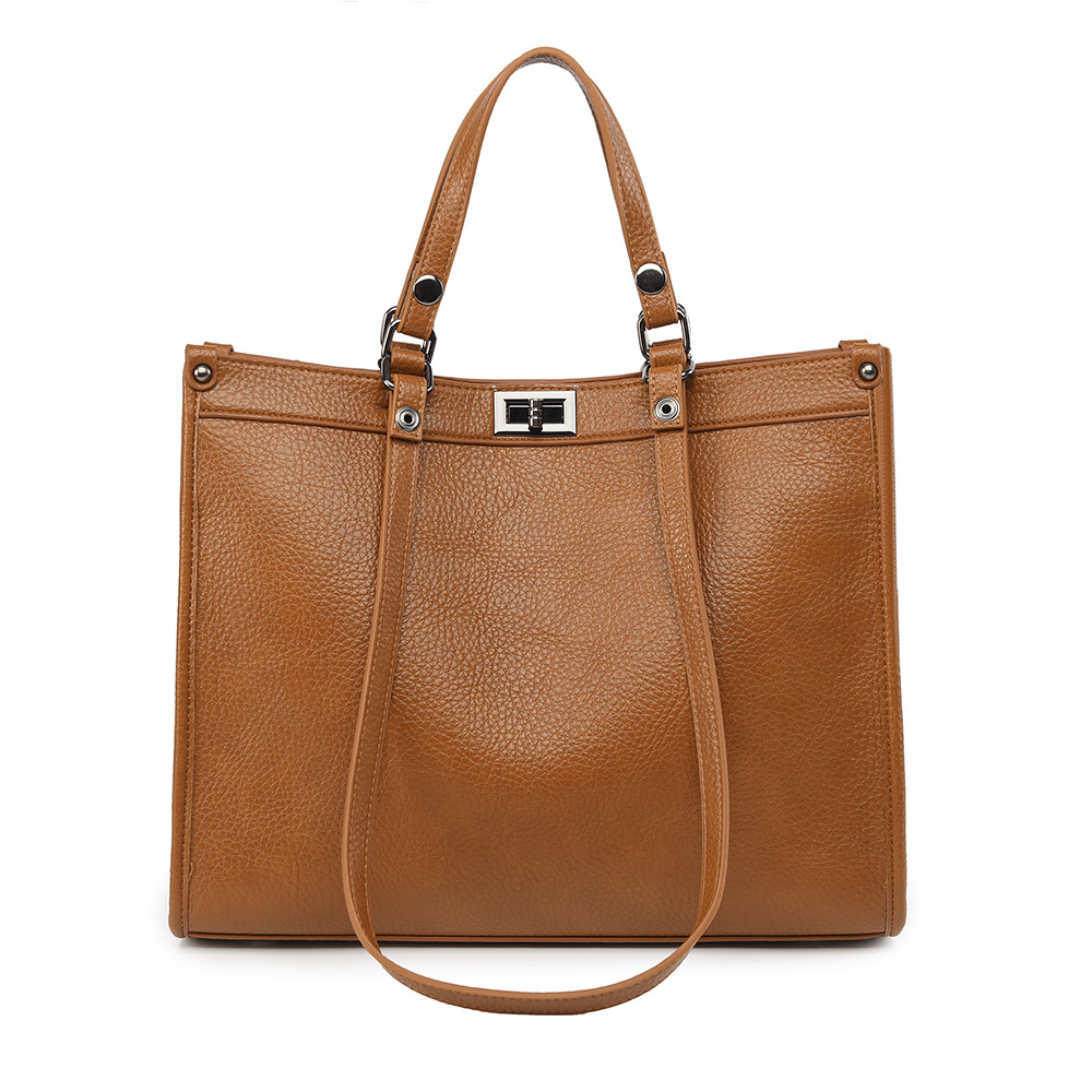Women Large Capacity Tote Bag  - đánh giá và giá Leather Work Handbags For Women