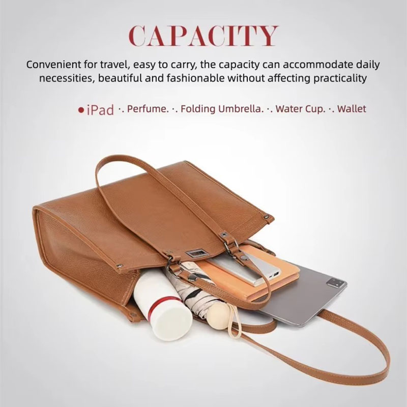 Women Large Capacity Tote Bag  - đánh giá và giá Leather Work Handbags For Women