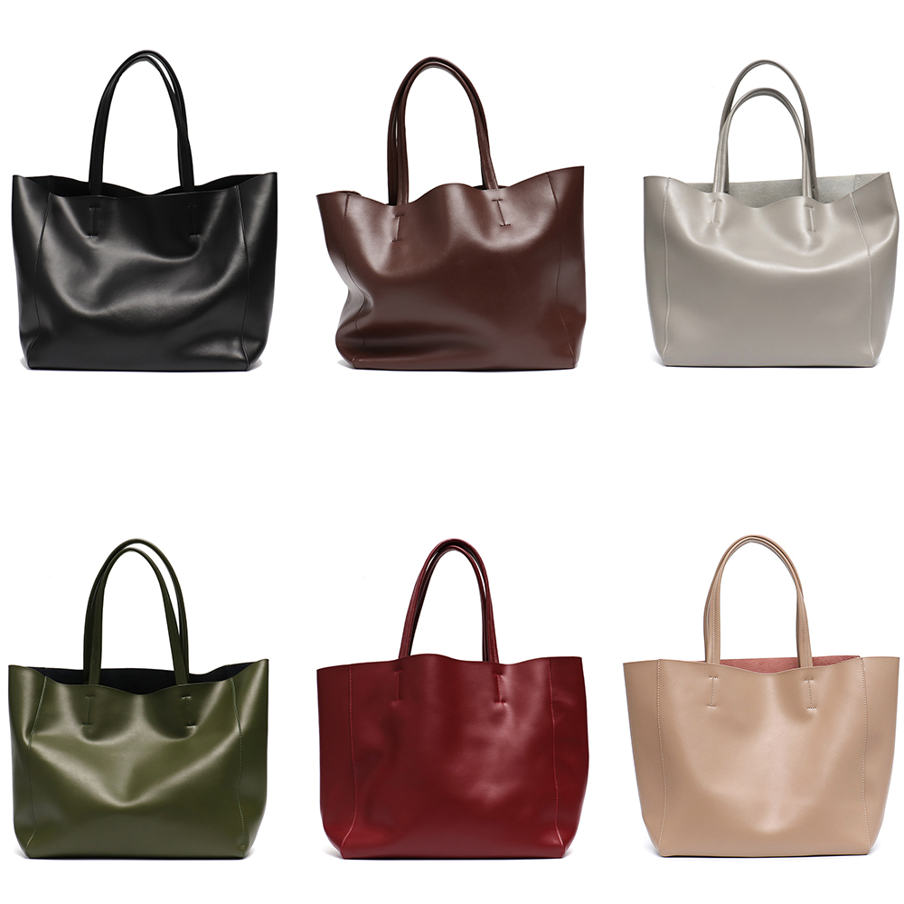 Minimalist Big Tote Bag Women  - đánh giá và giá Leather Work Handbags For Women