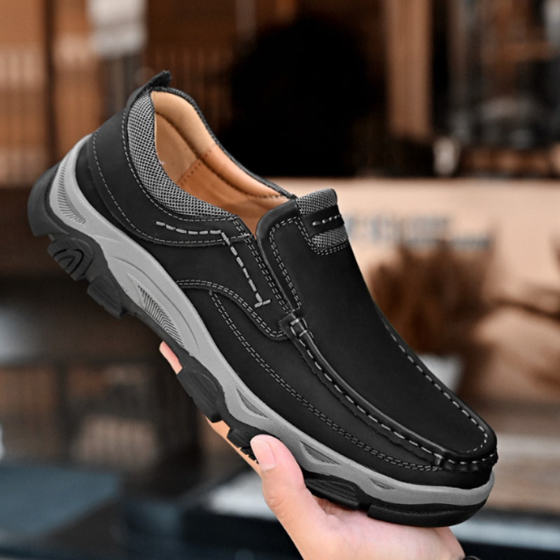 Men Loafers Slip on Boat Shoes - đánh giá và giá Leather Work Oxfords