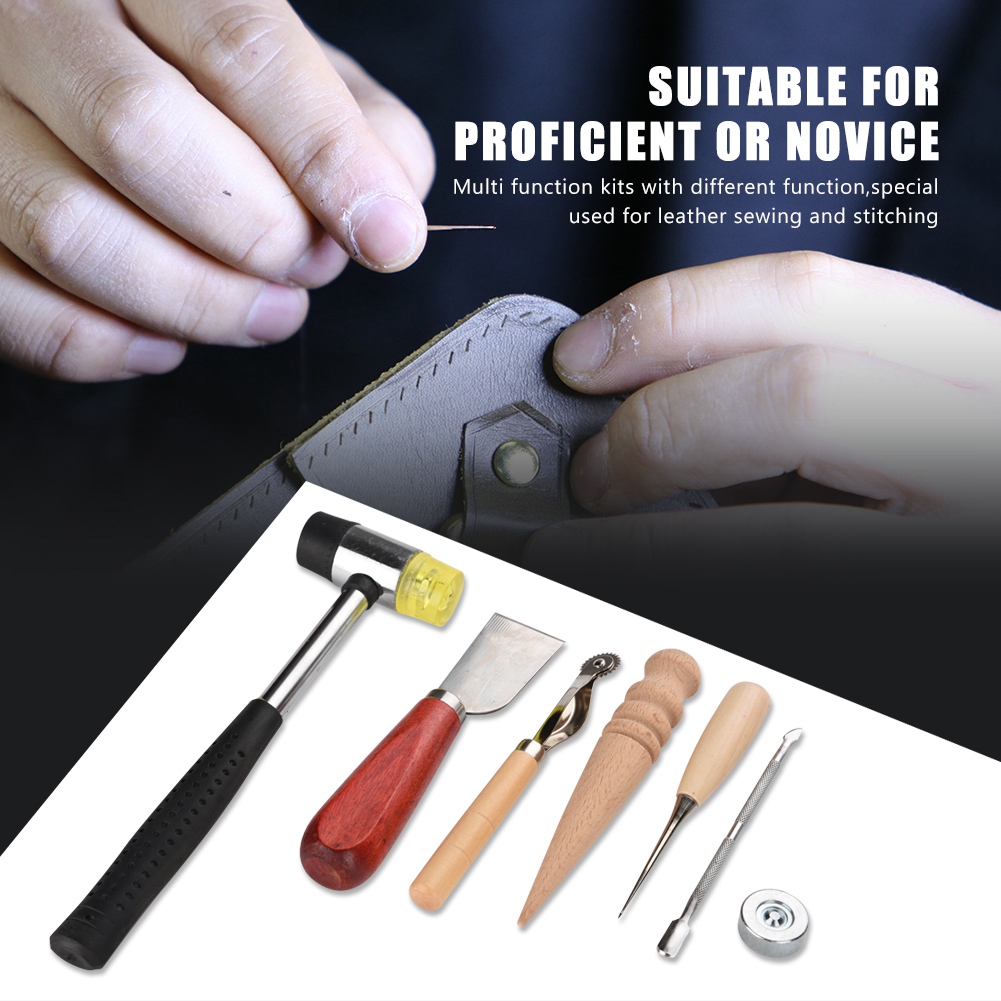 42PCS Leather Craft Tools Set  - đánh giá và giá Groover Stitching Tool