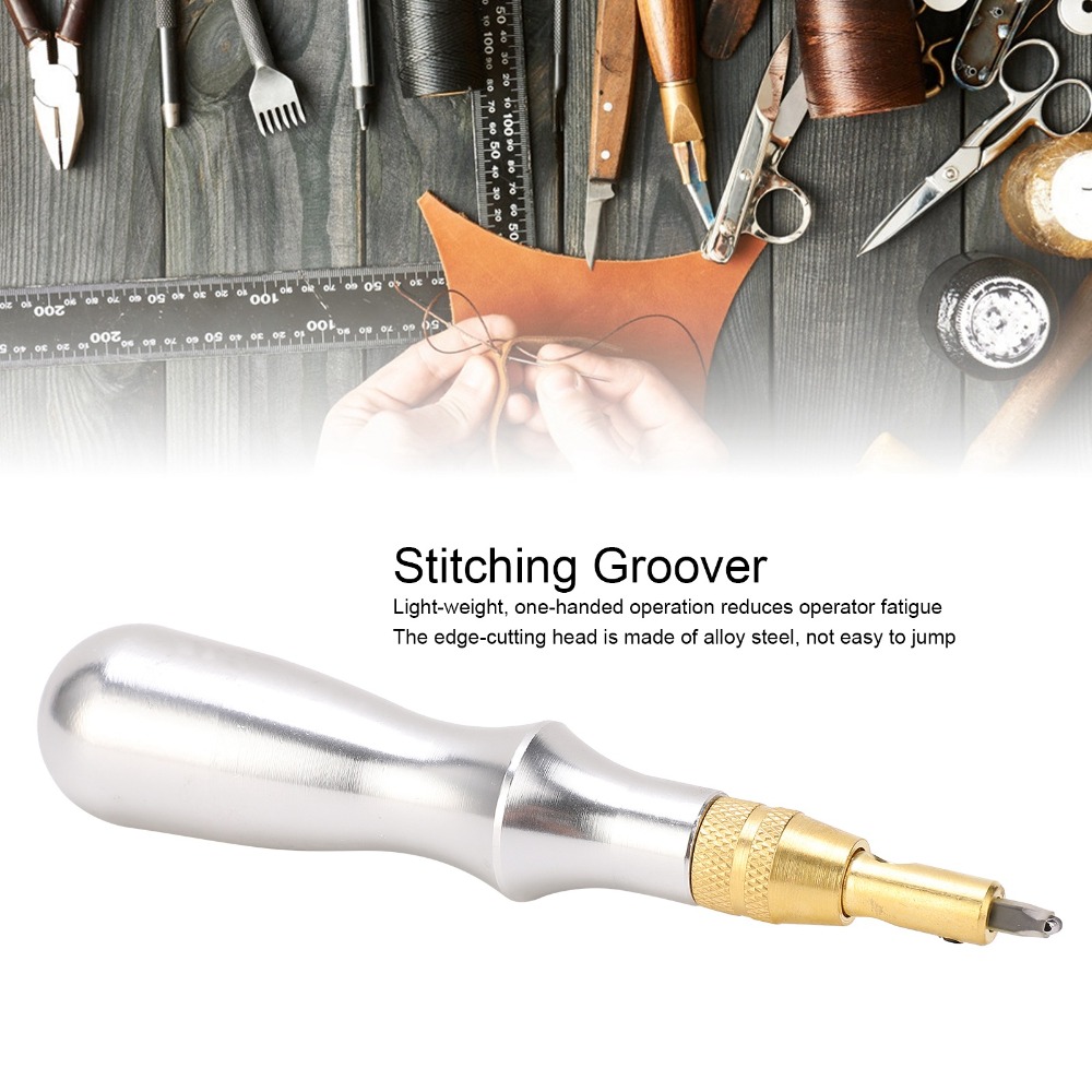 7pcs Aluminum Handle Stitching - đánh giá và giá Groover Stitching Tool