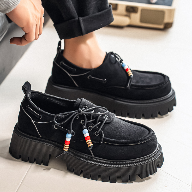 Men's Thick-Soled Derby Work B - đánh giá và giá Leather Work Oxfords