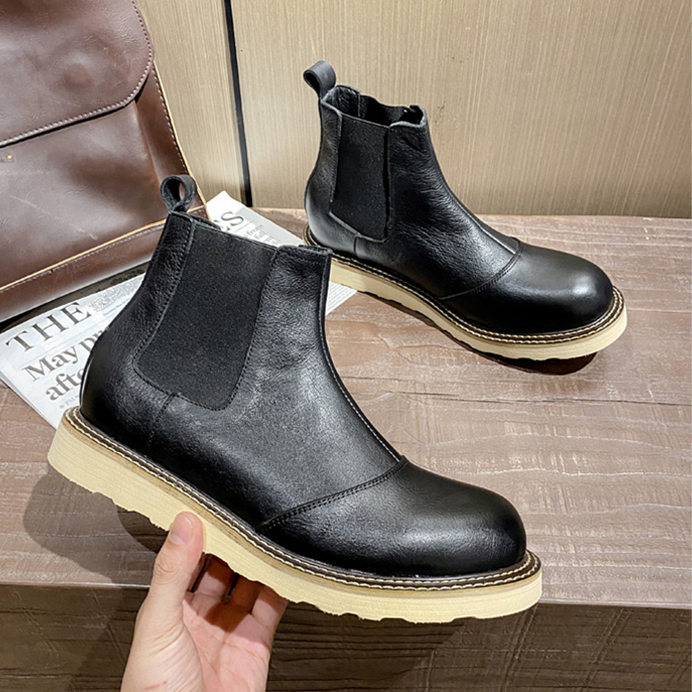 Retro Men's Genuine Leather Ch - đánh giá và giá Leather Work Oxfords
