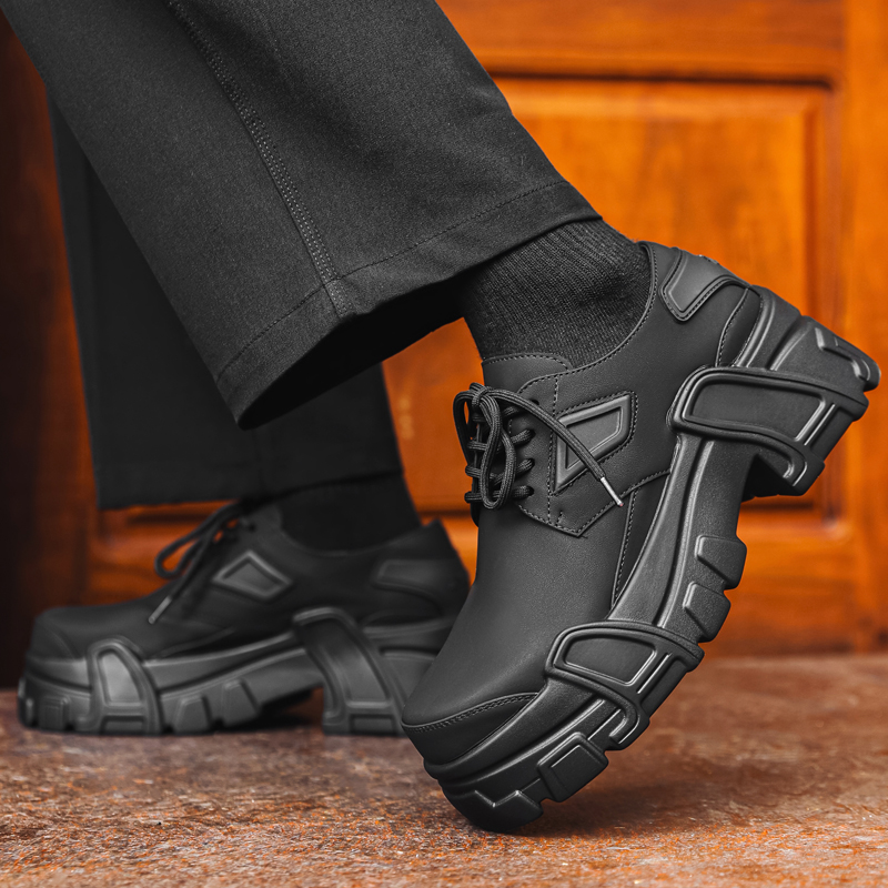 Men Platform Leather Shoes For - đánh giá và giá Leather Work Oxfords