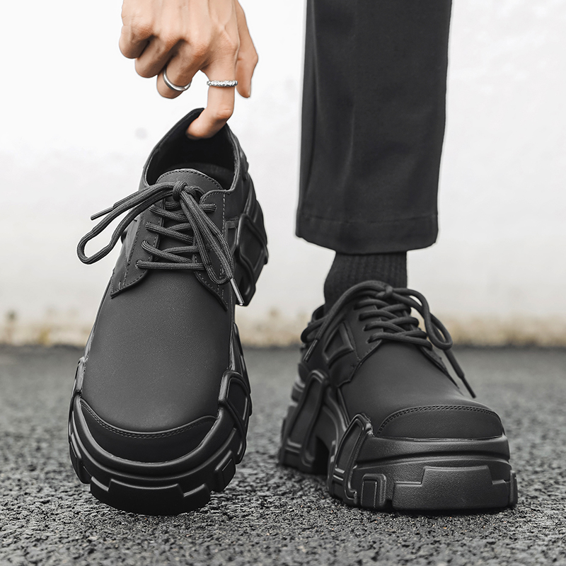 Men Platform Leather Shoes For - đánh giá và giá Leather Work Oxfords