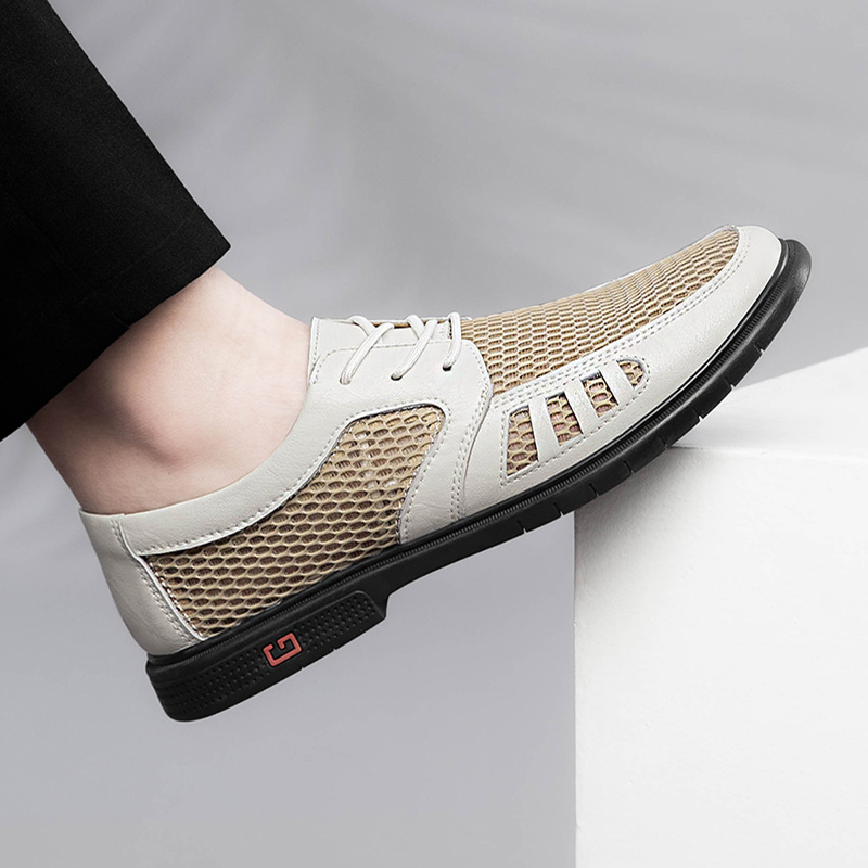 New Summer Business Men's Dres - đánh giá và giá Leather Work Oxfords