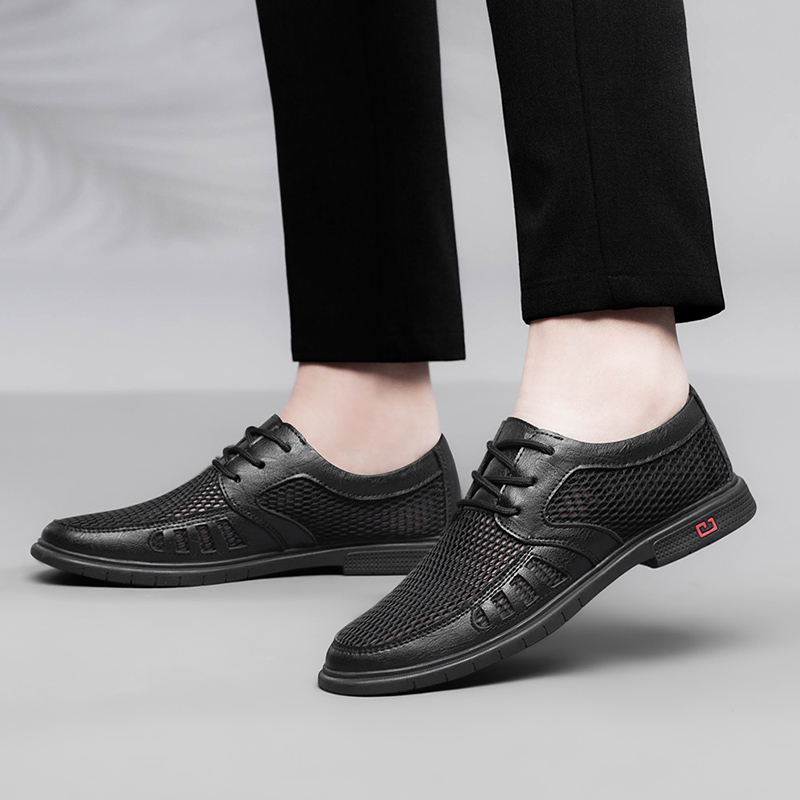 New Summer Business Men's Dres - đánh giá và giá Leather Work Oxfords