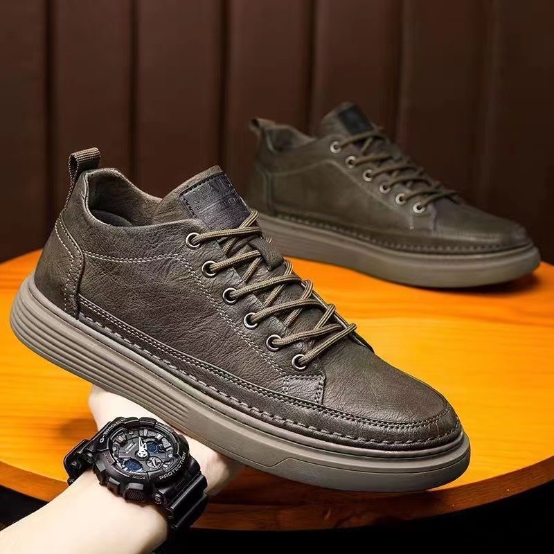 Casual leather shoes 2025 Spri - đánh giá và giá Leveling Leatherworking