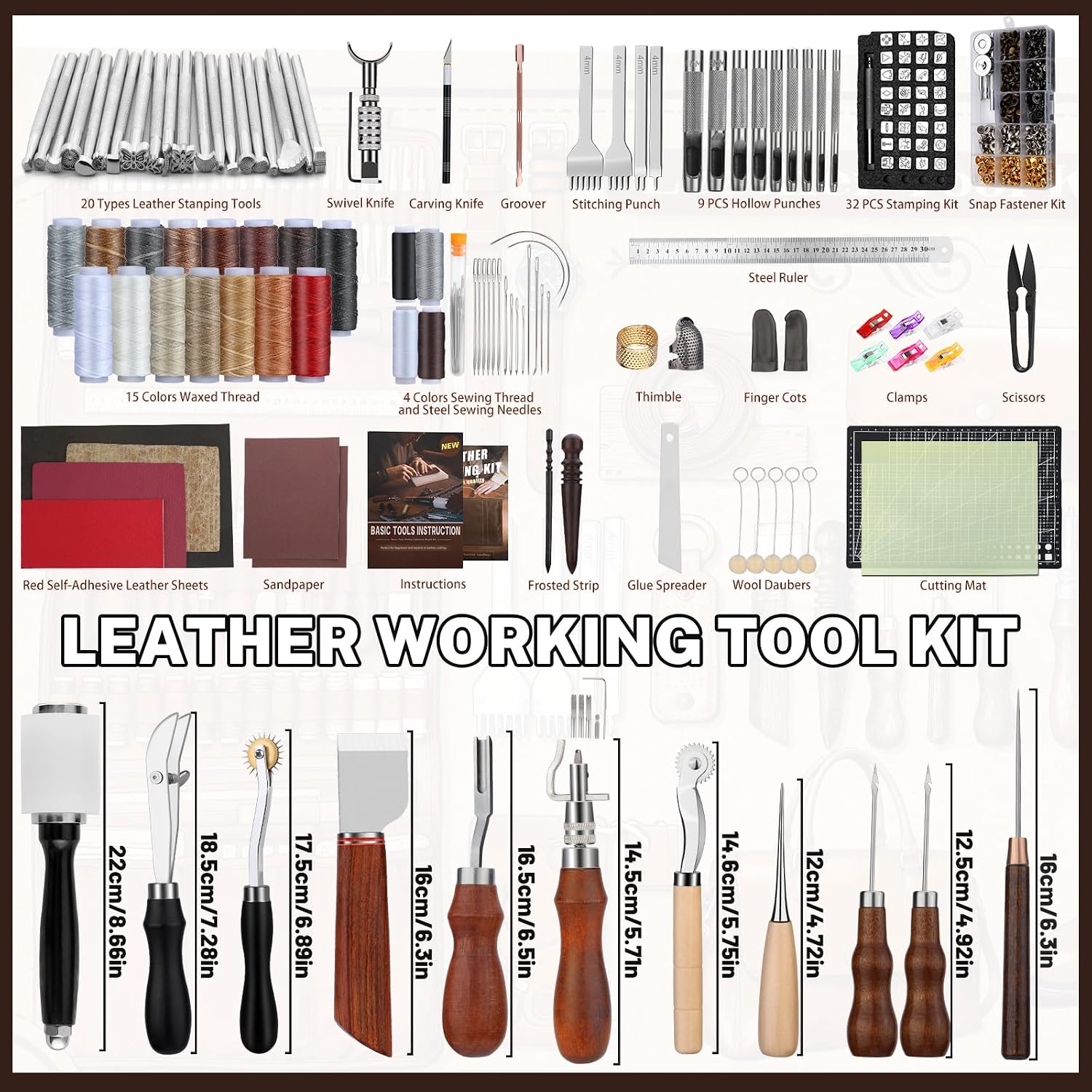 Leather Working Kit, Leather W - đánh giá và giá Leatherwork Tools
