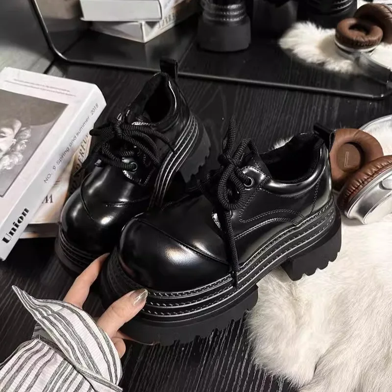 Women Retro Loafers 2025 Sprin - đánh giá và giá Leather Work Oxfords