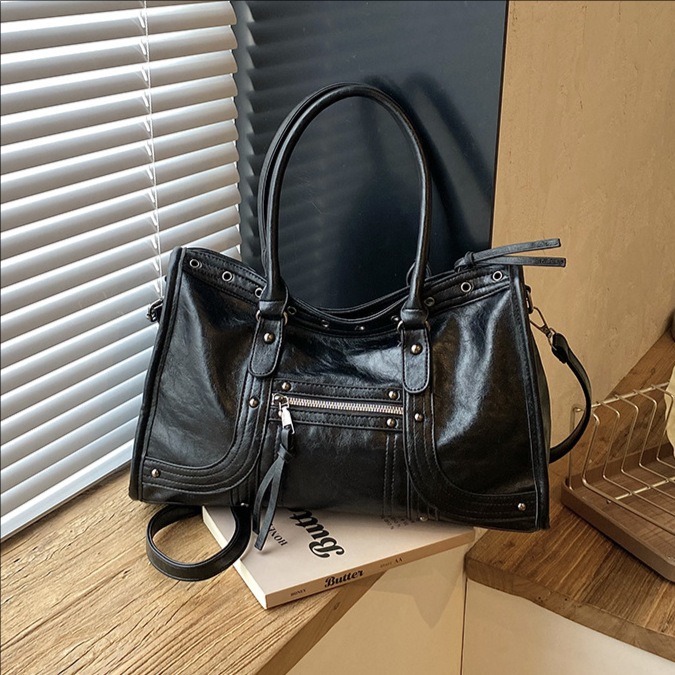 Motorcycle Handbag Retro Women - đánh giá và giá Leather Work Handbags For Women